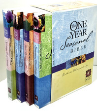 The One Year Seasonal Bible by Tyndale House Publishers Staff (2005, Trade...