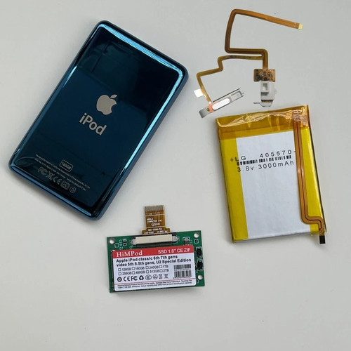 ✅Pour iPod Classic Vidéo 7ème Génération 128/256/512Go/1/2To SSD+KIT avec Batterie 3000mAh - Photo 11/12