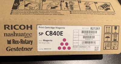 Original Ricoh Magenta/Gelb/Schwarz Toner SP C840 C840DN C842DN OEM Neu Versiegelt.