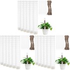  18 Stcs Moos Poles Pflanzenstangen Moos Sticks Pflanzen Pfähle mit Seilen für