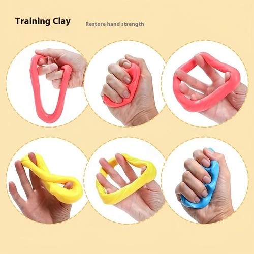 4PCS Therapy Putty Set Hand Exercise Sensory Developmental Rehab Education Toys - Bild 4 von 25