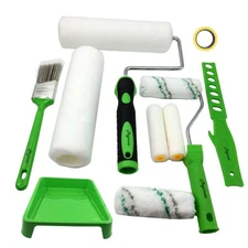 Magimate Paint Roller Kit with Tray Large Paint Roller Small Stain Roller and...