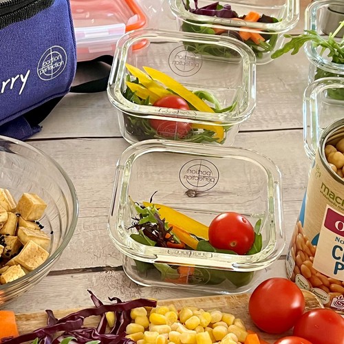 Bariatric Must Haves / 3 Pk Bariatric Meal Prep Containers Reusable Glass Por... - Picture 4 of 7