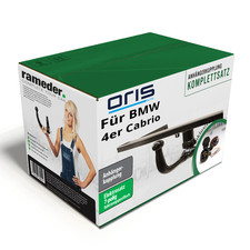 Oris Anhängerkupplung abnehmbar & 7poliger E-Satz für BMW 4er Cabrio 20- AHK