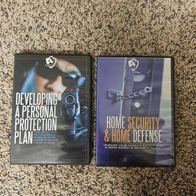 New USCCA Training Videos Lot of (2) Dvds Protection Plan and Home Security