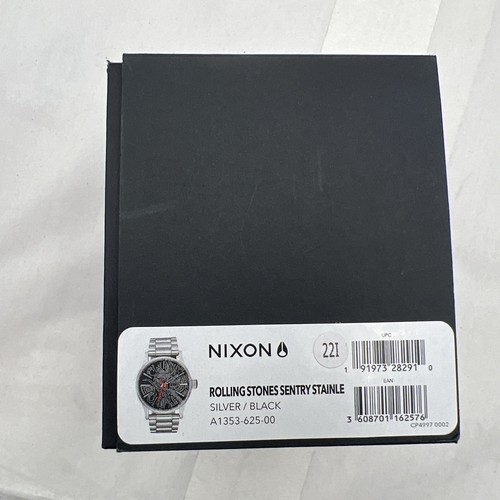 Nixon Sentry Rolling Stones Watch Stainless Steel A1353-625 (H3-C7) - Picture 5 of 6