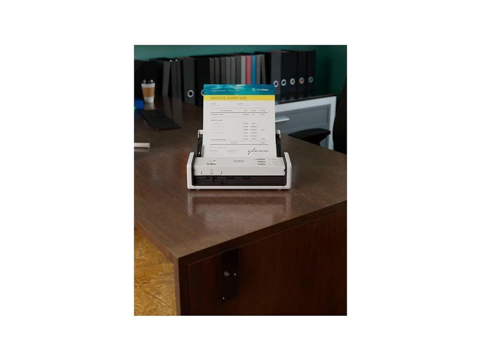 Brother ADS-1350W Duplex Portable Document Scanner White/Black (ADS1350W) - Image 2 of 4