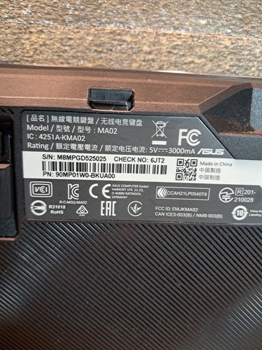 ASUS MA02 ROG Claymore II Gaming Keyboard (READ DESCRIPTION) T50 - Picture 12 of 12