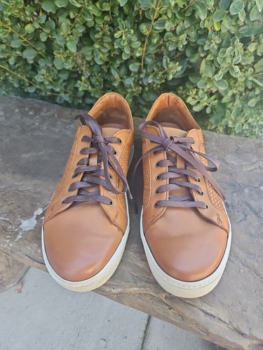 Allen Edmonds Courtside Leder Sneaker Herren Größe 9 - Bild 2 von 8