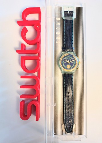 Swatch Chrono Nuovo Hitch Hiker SCG104 1994 Vintage Orologio da polso Anni 90 - Imagen 10 de 10
