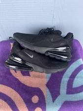 Nike Air Max 270 Triple Black Women’s9.5/8M Running shoe/training shoeAH8050-006