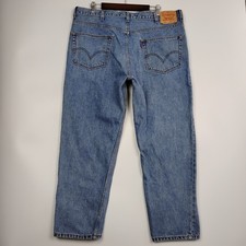 Levis 550 Jeans Mens 40x30 Blue Relaxed Fit Straight Leg Medium Wash Denim Pants