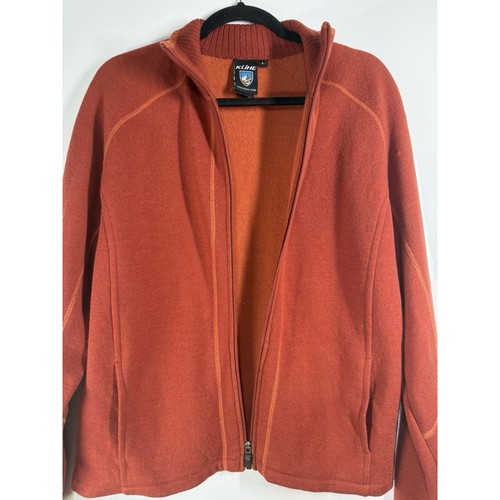 Kuhl Damen orange Full Zip Merinowolle Jacke Größe L - Mängel! - Bild 10 von 12