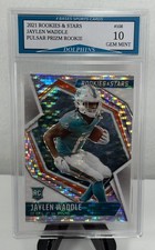2021 Rookies & Stars Jaylen Waddle Pulsar Prizm Rookie Card #108 Gem Mint 10!