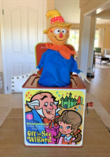 VTG 1967 Wizard of Oz Mattel Off to See the Wizard Scarecrow Jack in Box READ 
