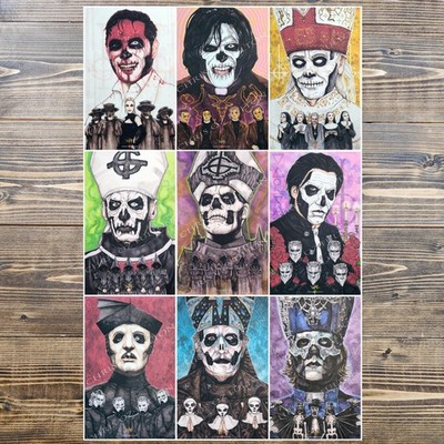 Ghost Band BC Papa Copia 11x17 Art Print set of 9 Signed By Chris