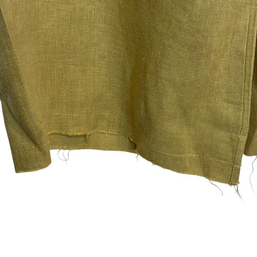 Faithfull the Brand Damengröße 4 Messina hellbraune Leinenhose weites Bein roher Saum  - Bild 4 von 7