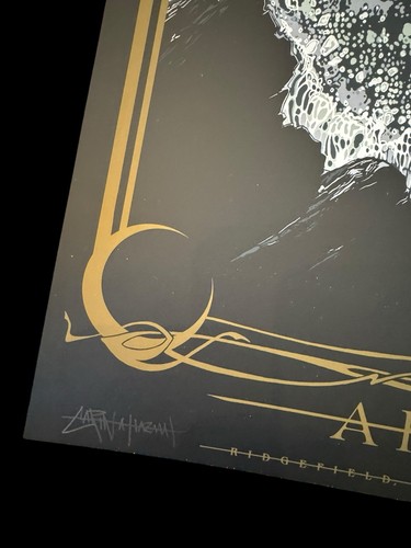 A Perfect Circle Monoceros Ridgefield AP Signed /25 Hazmat Poster Original 18x24 - Picture 3 of 12