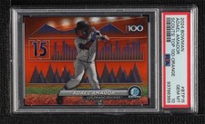 2024 Bowman Scouts Top 100 Orange Refractor 4/25 Adael Amador PSA 10 GEM MT 2u7