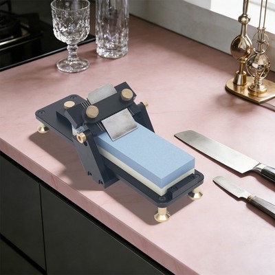 Chisel Sharpening Kit,Fixed Angle Whetstone Set,Knife Sharpening Polishing Stone