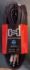 Hosa CPR-203 Stereo Interconnect Cable - Dual 1/4" TS Male to Dual RCA Male - 3M