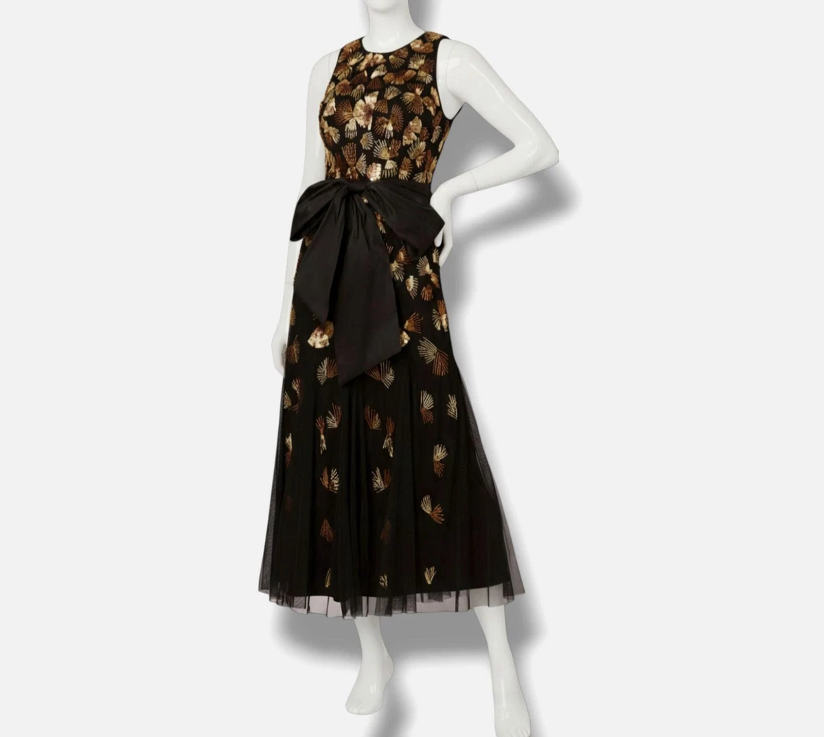 Adrianna Papell Mesh Black Dresses for Women for sale | eBay