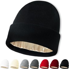 Unisex Knit Beanie Hat Winter Warm Skull Cap for Men Women
