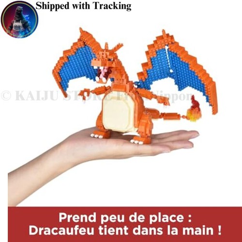 Kawada Nanoblock Pokemon Charizard DX NBPM_080 Building Toy Japan Exclusive - Picture 4 of 6