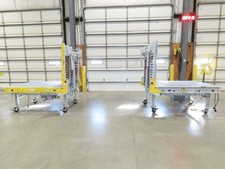 ConveyX 52"x 20' MDR Motorized Roller Conveyor 48"BF Manual Drive-Thru Gate 115V