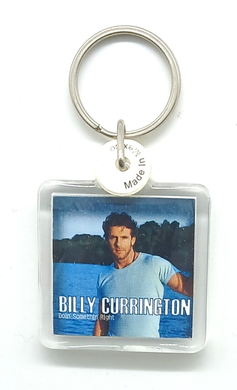 Vintage NOS Billy Currington "Doin' Somethin' Right" Country Music Keychain