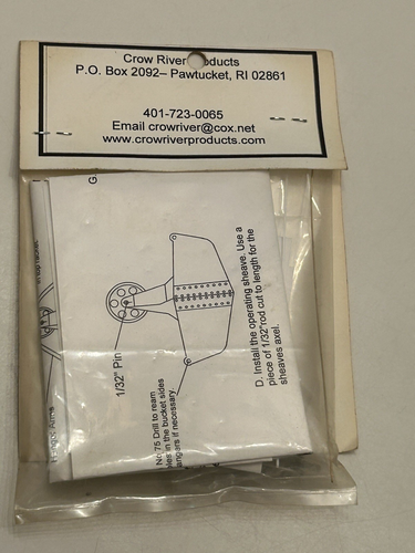 HO 1:87 Clamshell Bucket Kit - Crow River Products A-442 USA Made NOS - Picture 3 of 3