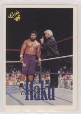 1990 Classic WWF King Haku Haku #135 k4g