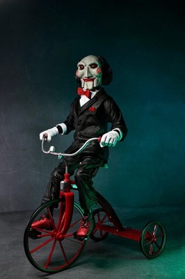 NECA SAW: Billy The Puppet 12  Action Figure With Tricycle - New