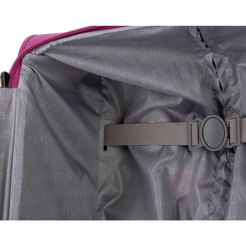 Cabin Bag Suitcase Carry On Purple 360 Wheel 34 Litre 55 x 36.5 x 20 cm - Picture 11 of 11