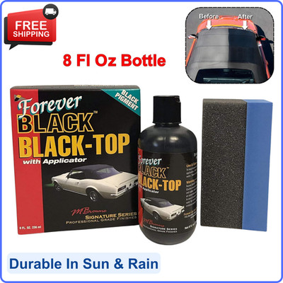 Forever Black - Black Top Gel Stand Lots of Extreme Rains and Sun Shines 8 Fl Oz