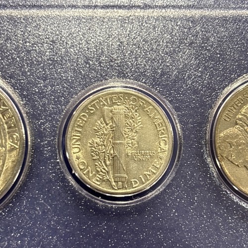 1936-P AU-BU US Silver Mint Set Nice Coins Investment 90% Historic Silver! - Picture 10 of 12