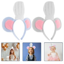 Mouse Ears with Chef Hat Christmas Party Headband Costume Accessories