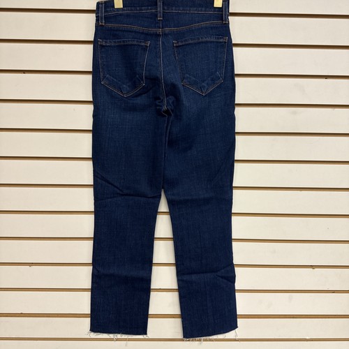 Pantalones de mezclilla L’AGENCE Sada recortados ajustados talla 24 York lavado elástico dobladillo crudo hechos en EE. UU. - Imagen 5 de 16