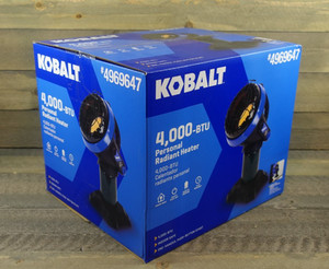 Kobalt 4000 BTU Personal Radiant Heater #4969647