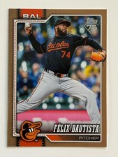 Felix Bautista 2026 Topps (SP,SN) Gold Foil Parallel #’d 0359/2026 Orioles