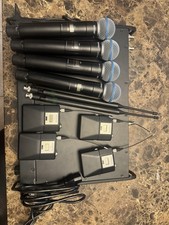 Shure Axient AD4Q Combo Kit 4 AD2  s And 4 AD  s Wireless Microphone System.