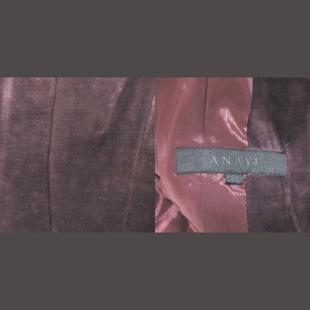 ANAYI Tailored Jacket Velour Single Stretch Full Lining 36
