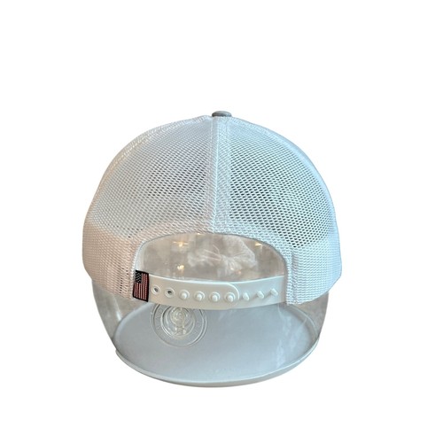 Laborers Local 120 Hat Graffiti Men's Snapback Gray White USA Flag - Picture 3 of 6