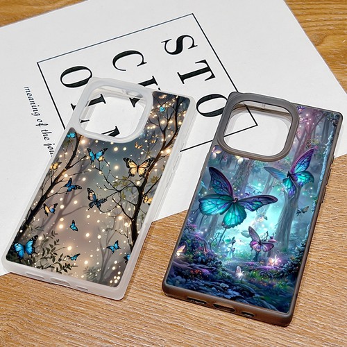Coque Silicone Papillon Carré Pour iPhone 17 Pro Max Air 16 15 14 13 12 11 Cover - Picture 7 of 14