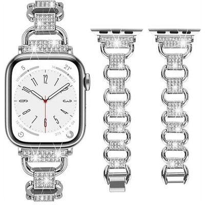 Bling Band  For Apple Watch Series 11/10/9/8/7/6/5/4/3/2/SE/Ultra Metal Bands