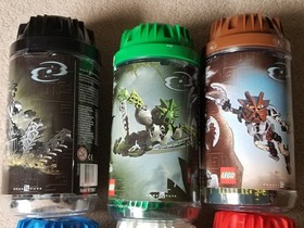 LEGO Bionicle Toa Nuva All Six Sets With Canisters 8566 8567 8568 8570 8571 8572