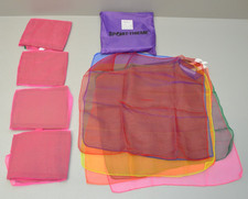 30x Sport Thieme 45x45cm Jongliertücher-Set Nylon für Jonglage, Rhythmik & Tanz