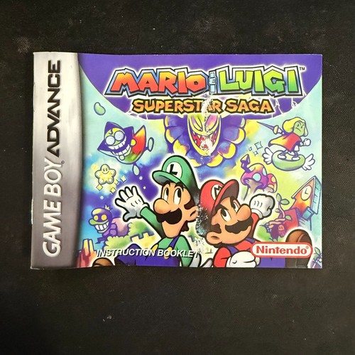 Mario & Luigi Superstar Saga Nintendo Game Boy Advance Gameboy NUR Anleitung