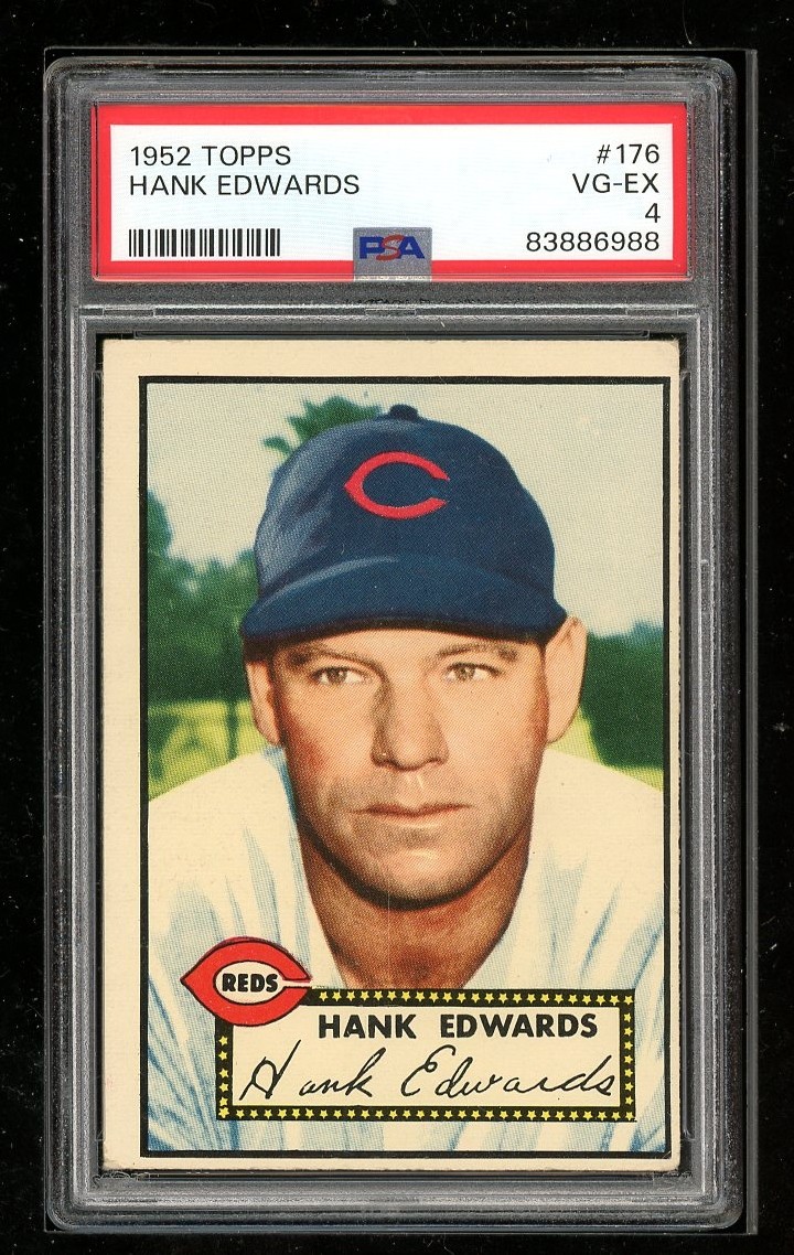 1952 Topps #176 Hank Edwards PSA 4