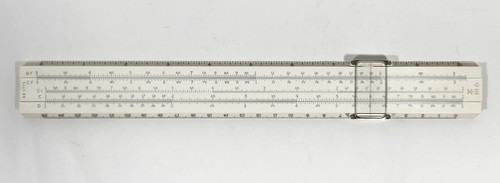 K&E Slide Rule 68 1775 w/ Leather Case & Manual 11" Long Keuffel & Esser Vtg EX - Picture 7 of 24